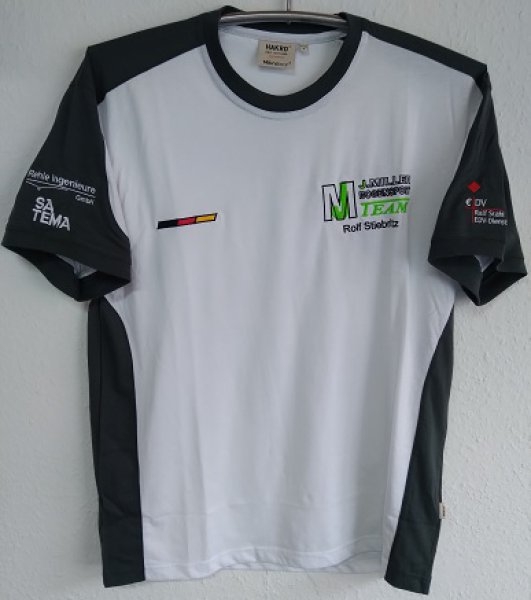 J. Miller Bogensport® Shooter Team  T-Shirt Contrast Mikralinar