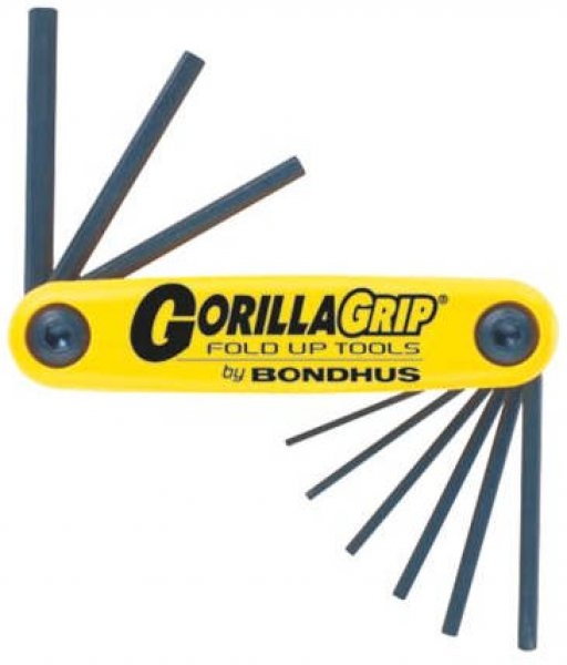 Sechskantschlüsselsatz small  Gorilla Zoll 0.050 - 3/16