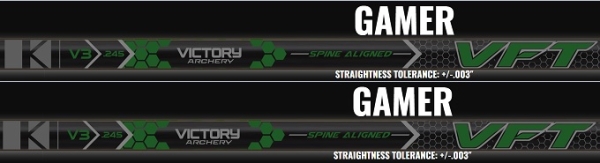 Victory CARBON VFT GAMER/V3 ID 6.2, inl. Pin Nock