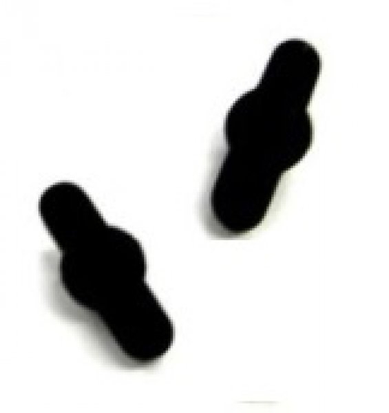 BowJax - Sehnendämpfer Super Speed - 2 Stück / Pack Schwarz
