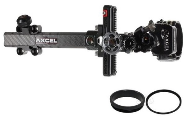 AXCEL AVX - LANDSLYDE CARBON PRO HUNTING  u.  3D SIGHT AV-31 - 1 Pin - .010 oder .019 ** - inkl. Lens Kit (37,80 €)